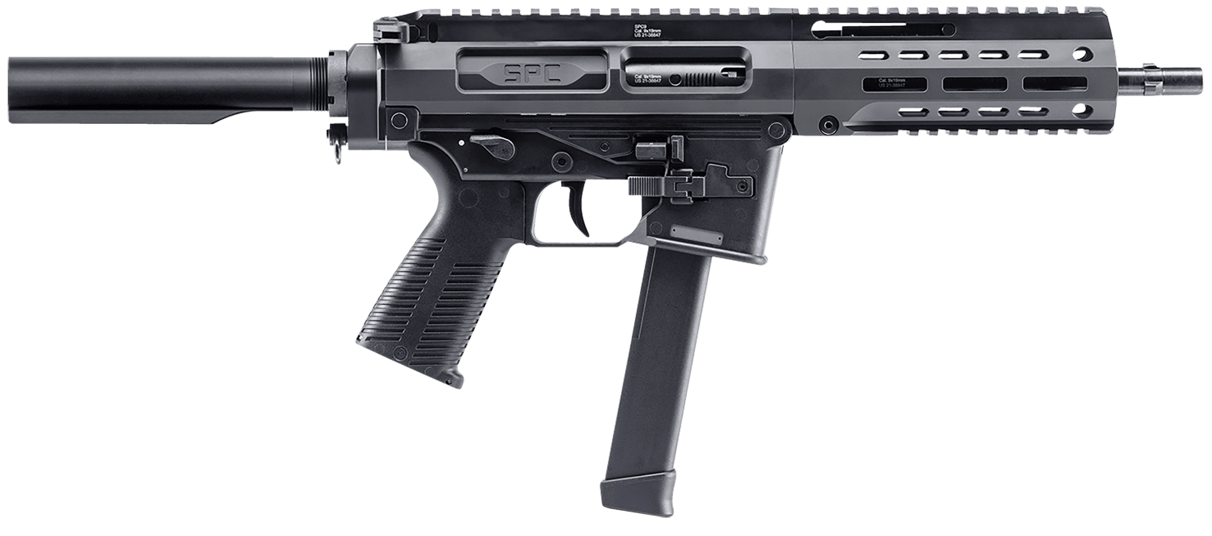 B&T SPC9 9mm Luger 9.1in 33rd Capacity Matte Finish
