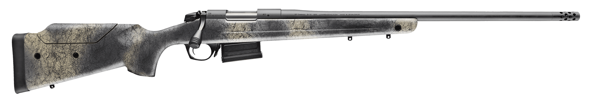 Bergara B-14 Terrain Wilderness 6.5 PRC 24 in 3 Rounds Woodland Camo