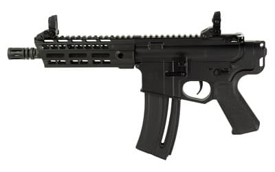 Hammerli Arms 5760507 Tac R1 C 22 LR 20+1 9" Threaded, Black, No Brace, Aluminum Upper & Lower Receivers, Textured Grip, Flip Up Front/Rear Sights