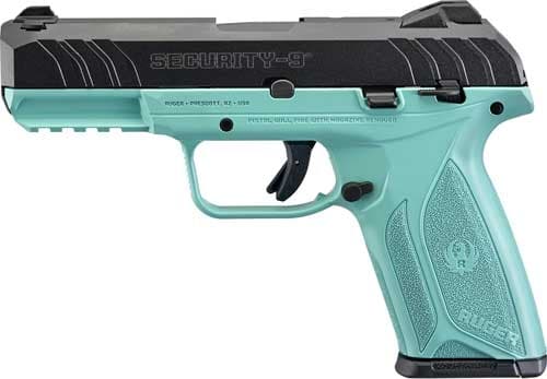 Ruger Security-9 9mm 4 Inch 15 Round Turquoise