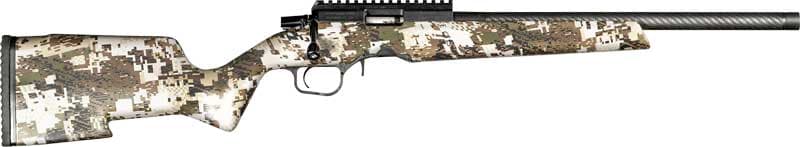 Christensen Arms 8011200700 Ranger 22 LR 10+1 Capacity, 18" Carbon Fiber/Threaded Barrel, Black Anodized Finish, Sitka Subalpine Camo Stock