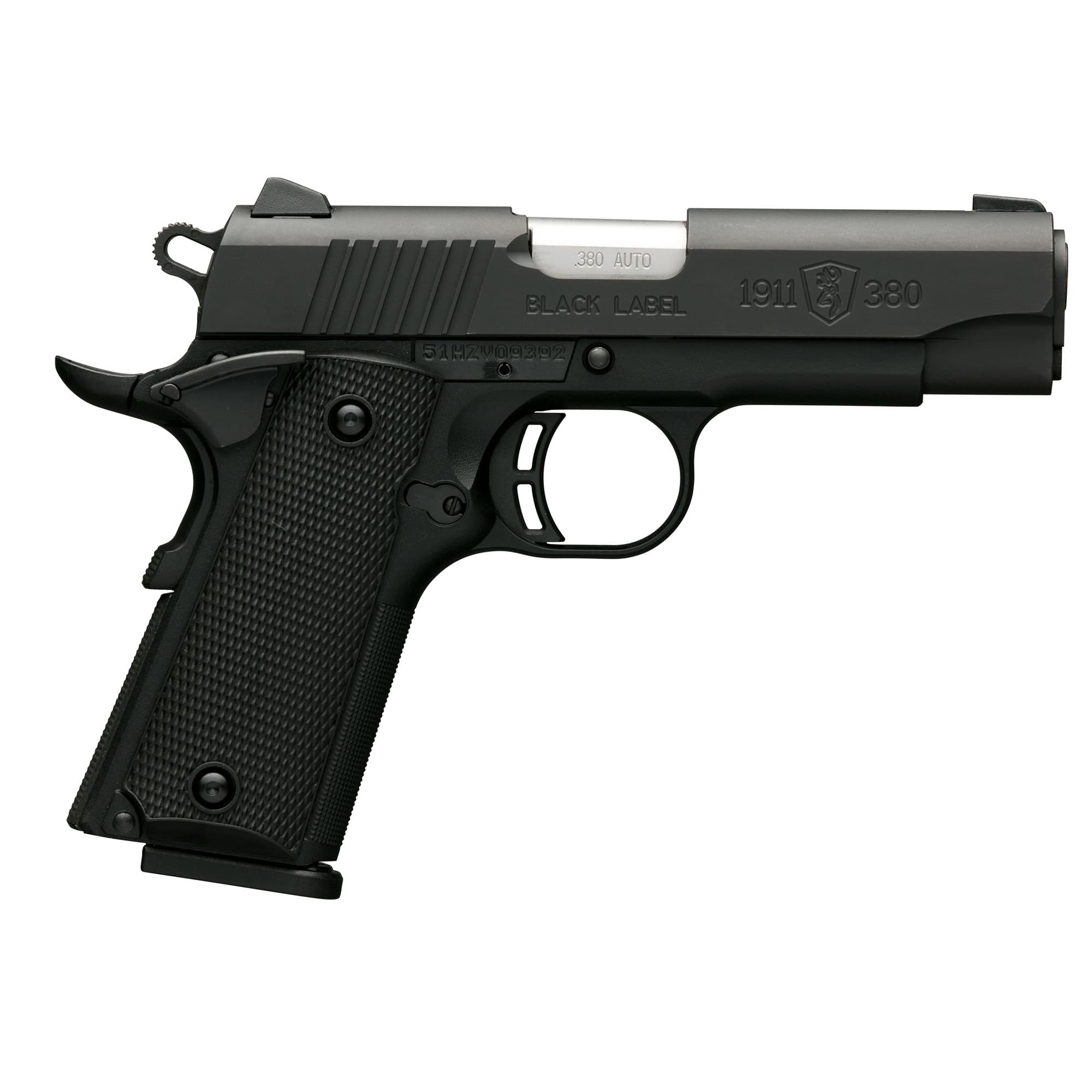 Browning 1911 Black Label 380 ACP 3.63 inch 8+1 Matte Finish Stainless Barrel