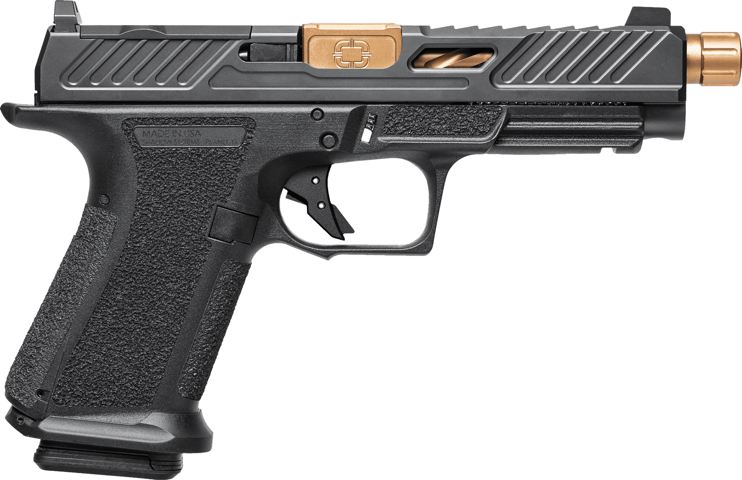 Shadow Systems MR920L Elite 9mm 5" 15rd Spiral Fluted Bronze Match Barrel Optic Cut