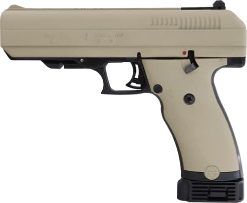 Hi-Point 34510FDE JHP 45 ACP 9+1 4.50" Black Steel Barrel, Flat Dark Earth Serrated Steel Slide & Polymer Frame, FDE Polymer Grip