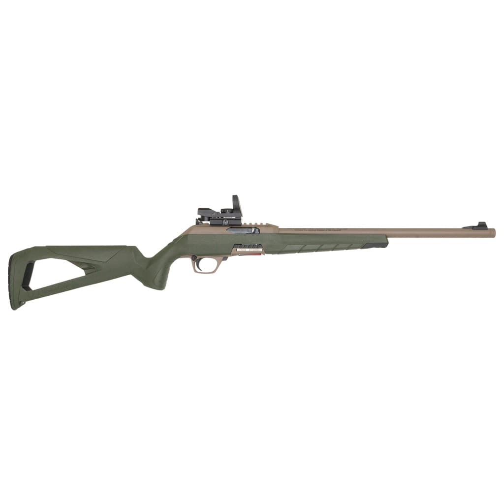 Winchester Wildcat 22 Long Rifle 16.5 inch 10 Tan and OD Green
