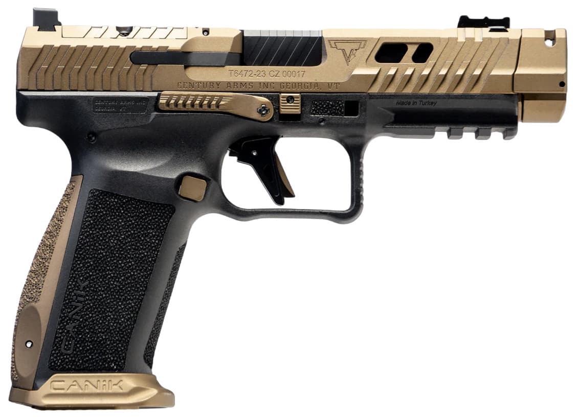 Canik TTI Combat 9mm Luger 4.6in 10 Round Bronze Slide Matte Finish