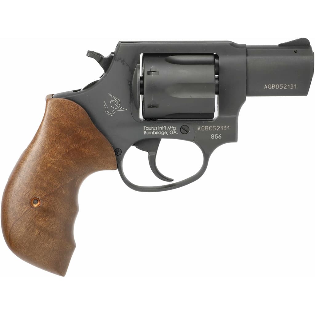 Taurus 856 38 Special 2 Inch 6 Round Matte Carbon Steel Walnut Grip