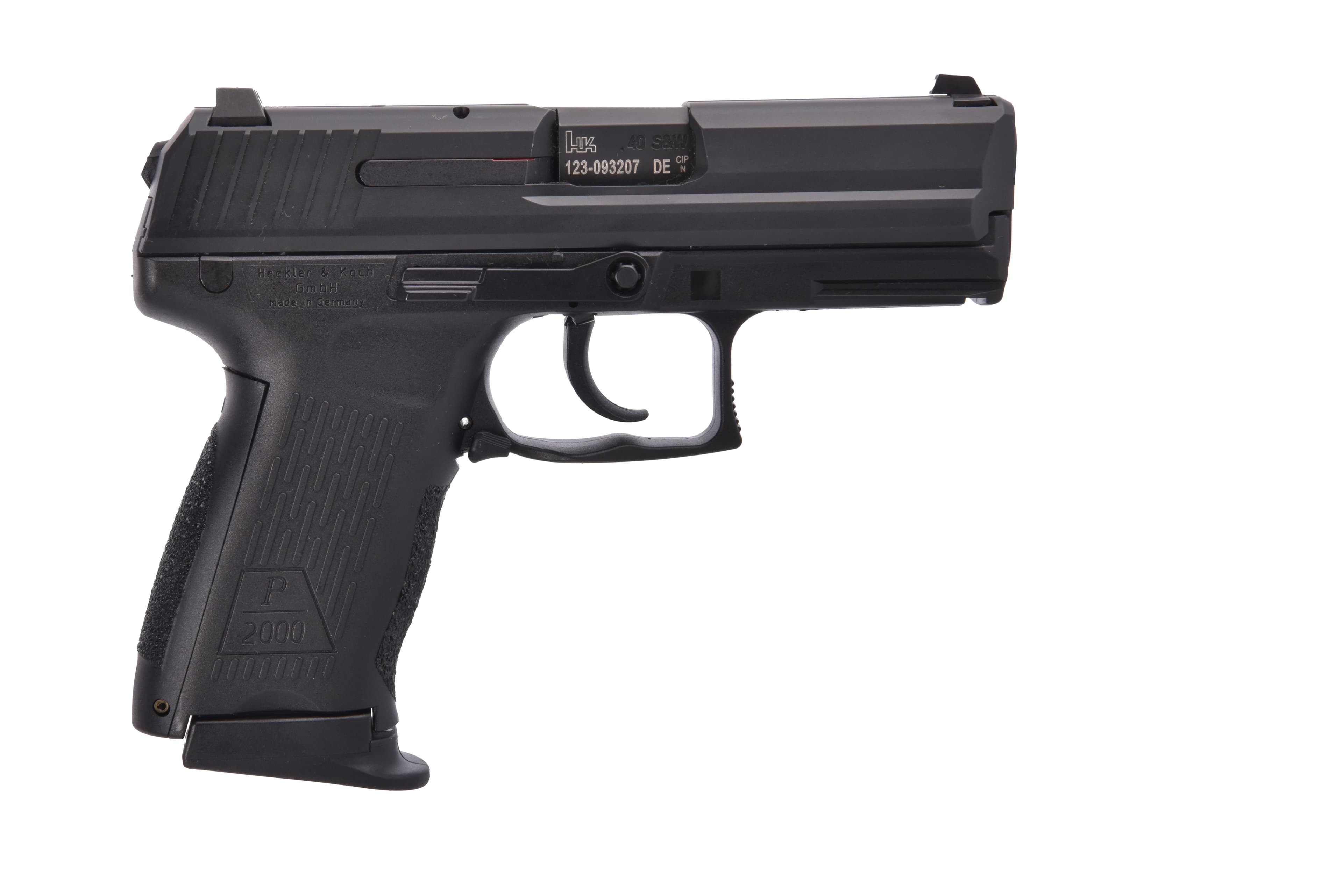Heckler & Koch P2000 V2 40 S&W 3.6in 10rd Black Finish