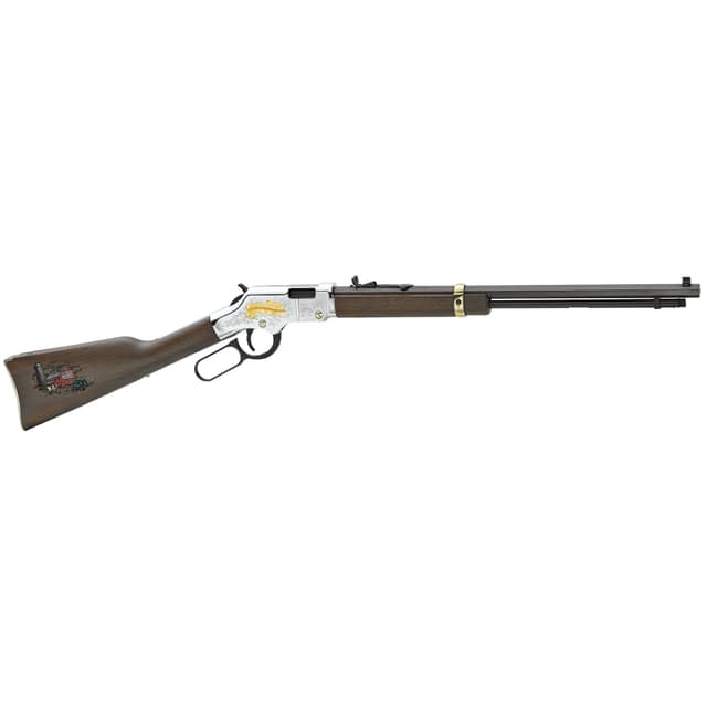 Henry H004AF Golden Boy 22 Short 20 Inch 21 Rounds Nickel-Plated American Walnut