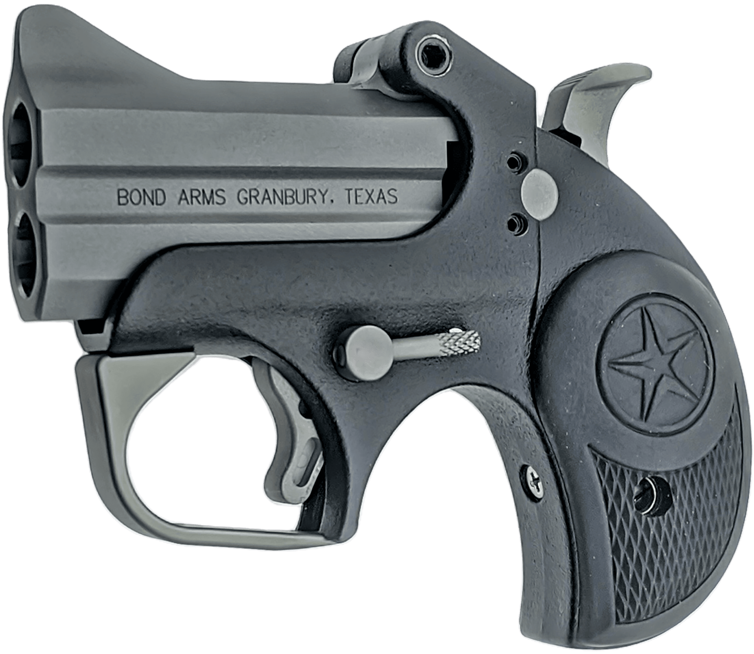 Bond Arms BABU Backup Original 9mm Luger 2rd Shot 2.50" Bead Blasted/Anti-Glare Textured Black Rubber Grips