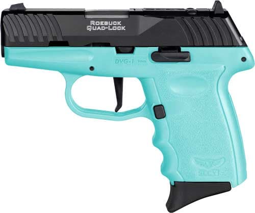 SCCY DVG-1 RDR Handgun 9mm Luger 10rd Magazine 3.1" Barrel Striker Fired Black Slide/SCCY Blue Frame