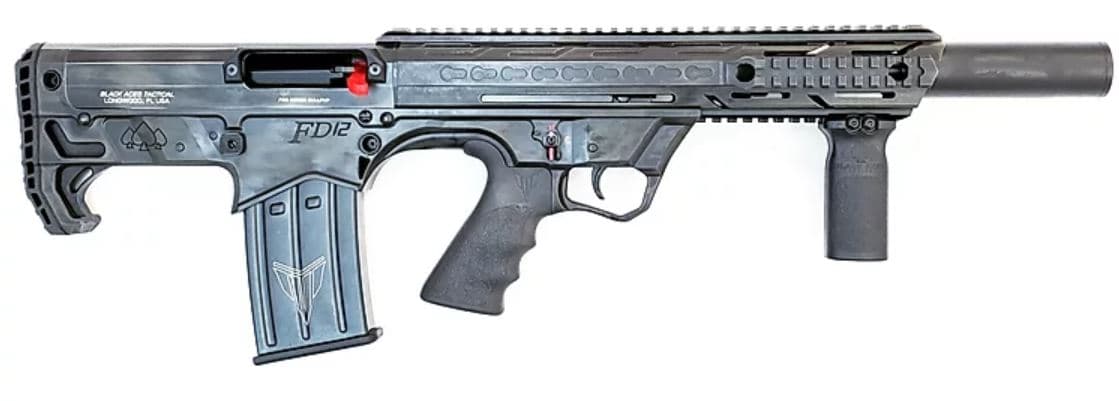 Black Aces Pro Series Bullpup Semi-Auto Shotgun - Distressed OD Green | 12ga | 18.5" Barrel | Barrel Shroud