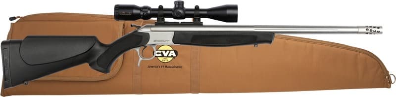 CVA Scout TD Rifle Package 45-70 Govt. 25 in. SS/Black w/Scope