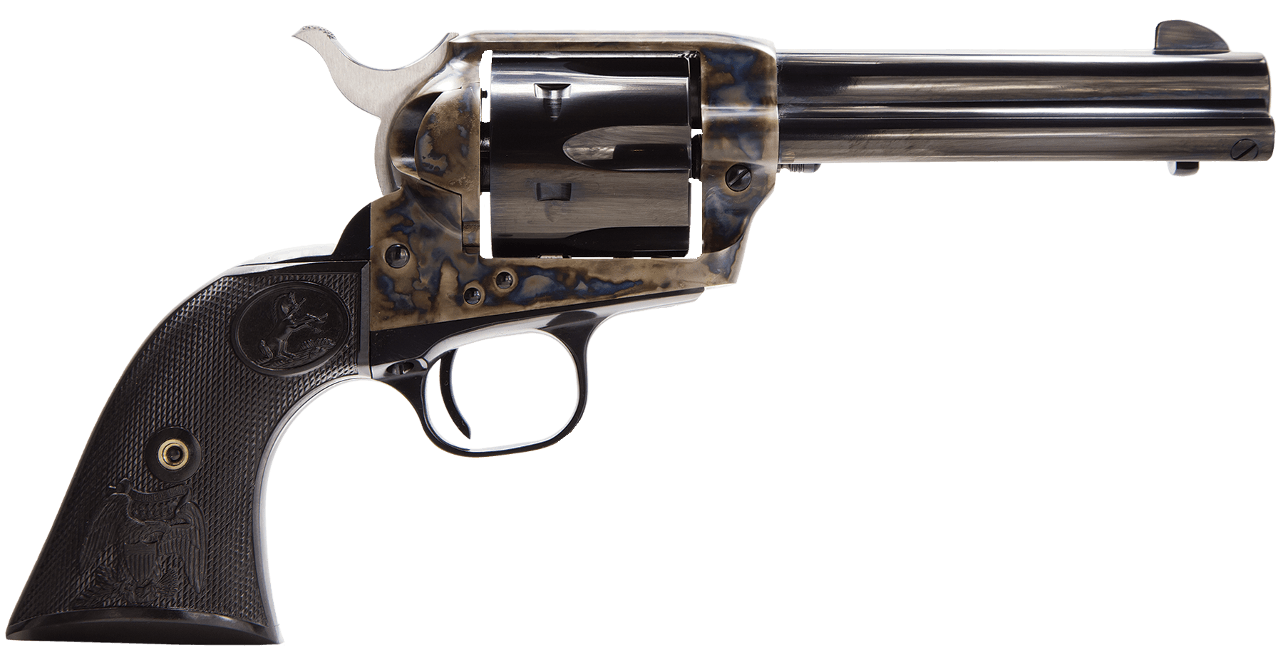 Colt Single Action Army P1640 357 Magnum 4.75in 6 Rounds Blued Barrel Case Hardened Frame
