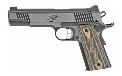 Kimber Mfg.,inc 3200122CA Eclipse Custom II (CA) 10mm 8+1 5 Brush Polished Front Serrations Stainless Steel Slide Laminated Gray/Black Double Diamond Grip