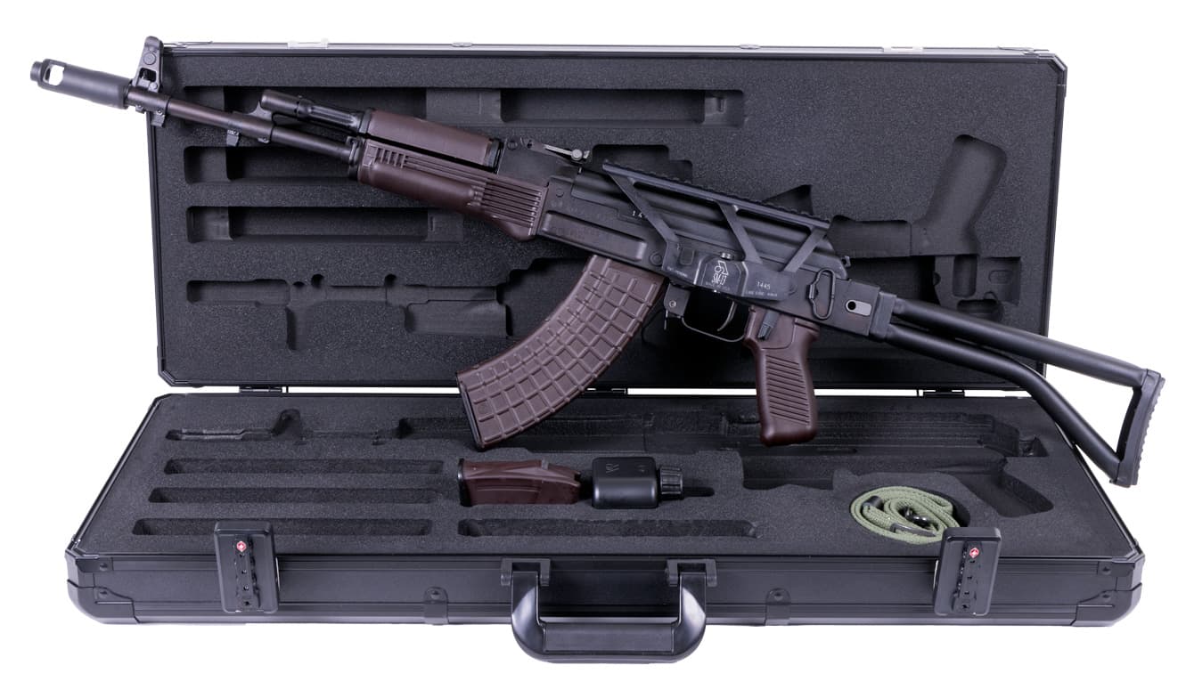 Arsenal Sam7sf 7.62x39mm 16.3in 30rd Plum Furniture Side Folding Stock SM13 Rail