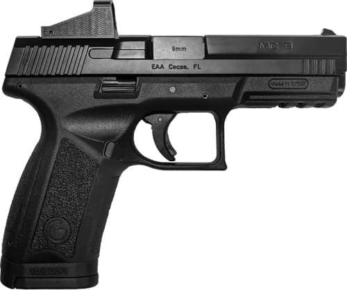 EAA Girsan MC9 Optics Pistol 9mm 4.2 in. Black 17+1 Rd.