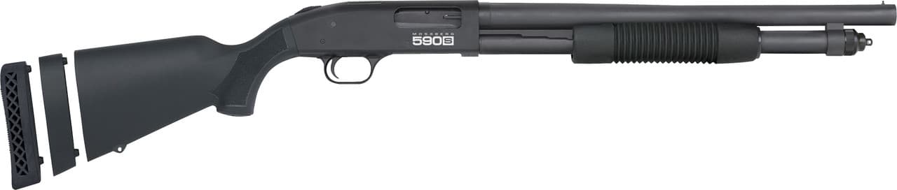Mossberg 590S Super Bantam Security Shotgun 12 Gauge 18.5 in 9 rounds Stainless