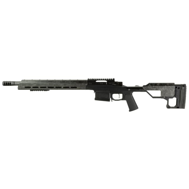 Christensen Arms 8010300100 Modern Precision 308 Win 5+1 16" Threaded Carbon Fiber Barrel, Black Nitride Finish, Black Anodized with Folding Stock, Polymer Grip