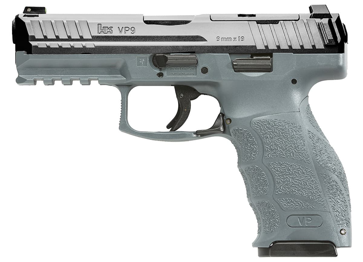 Heckler & Koch VP9 9mm Luger 4.09in Barrel 17rd Gray Optics Ready Night Sights