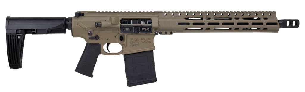 Diamondback DB10 .308 Winchester 13.5 in 20rd Flat Dark Earth FDE AR Pistol