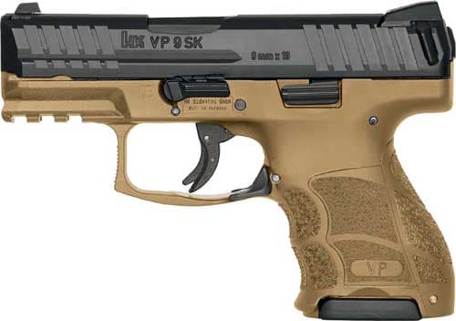 Heckler & Koch VP9 SK 9mm Luger 3.39in Barrel 15rd Flat Dark Earth FDE