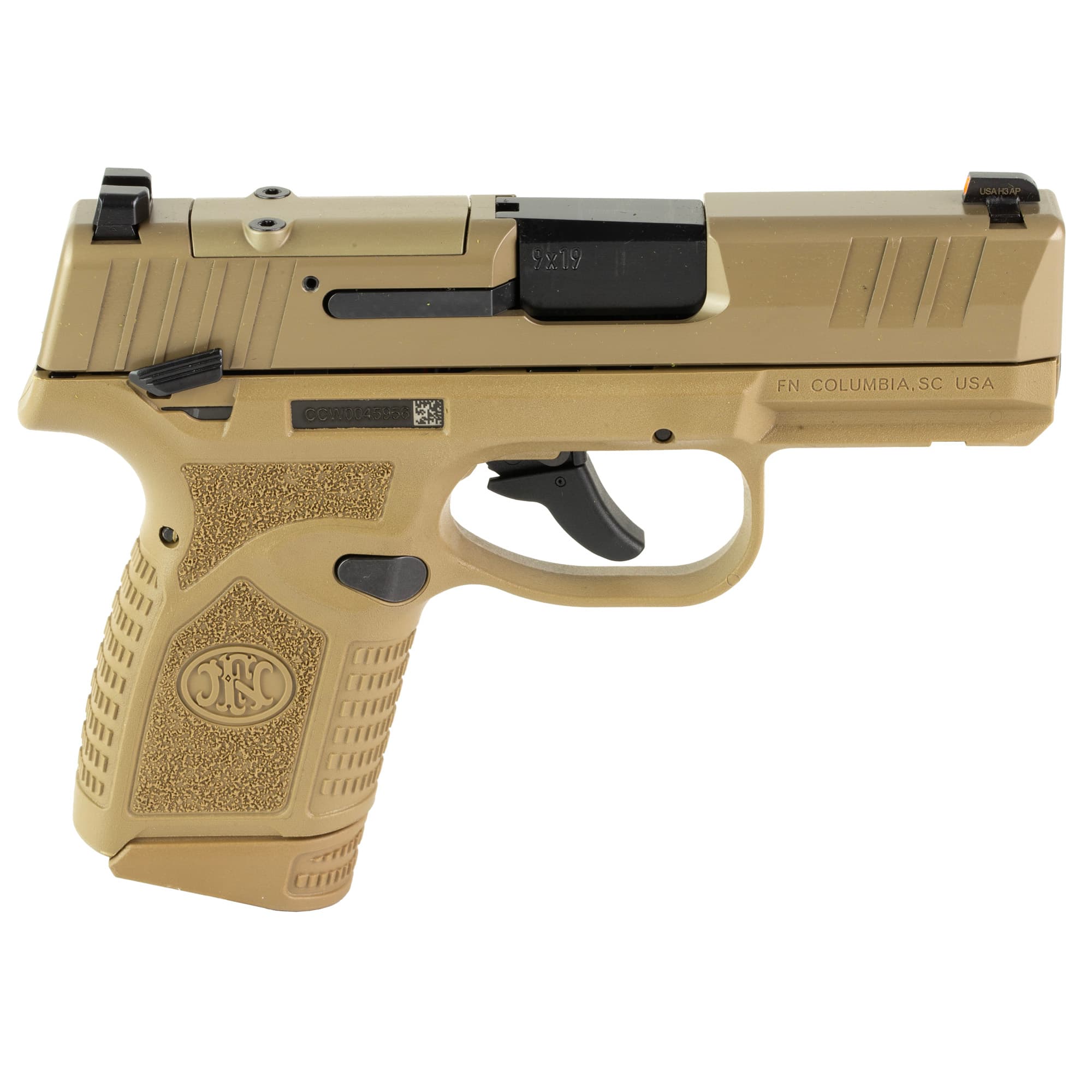 Fn Reflex 9mm Luger 3.30 Inch 11 Round Flat Dark Earth