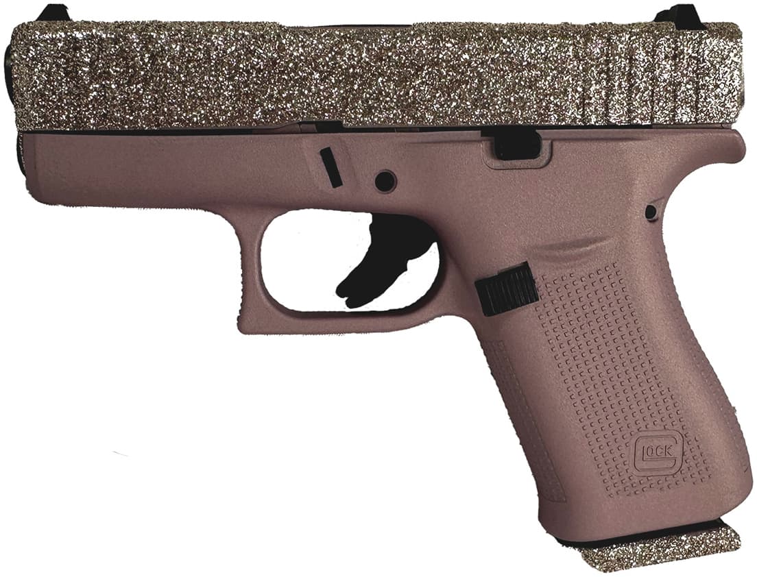 Glock 43X 9mm, 3.4in. Barrel, 10rd - Glitter - 151550026611