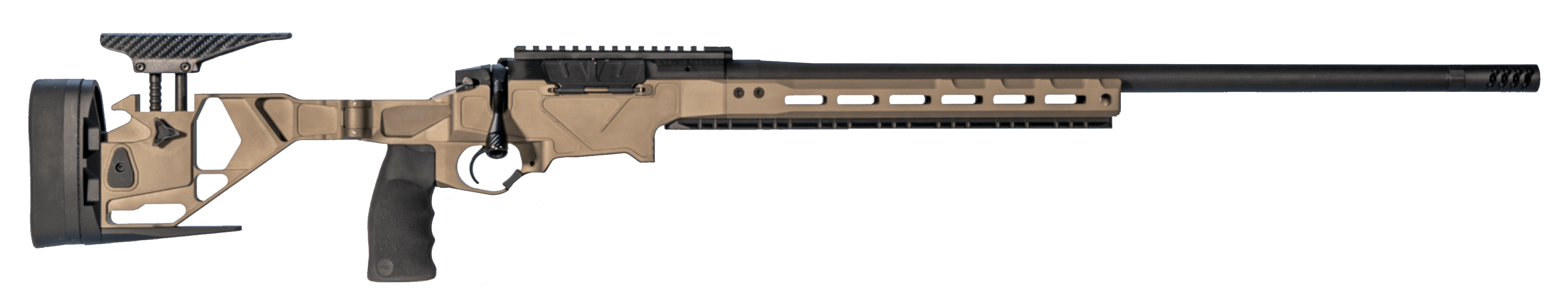Seekins Precision 0011710171FDE Havak HIT Pro 223 Wylde 3+1 18" Threaded, Black Barrel/Rec, Flat Dark Earth Adjustable Chassis with Folding Stock, Scope Mount, Timney Trigger, ARCA Rail