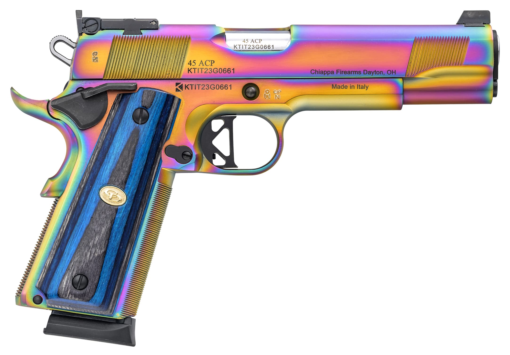 Charles Daly 1911 Empire Grade 45 ACP 5 Inch 8 Rounds Nebula Mix Color