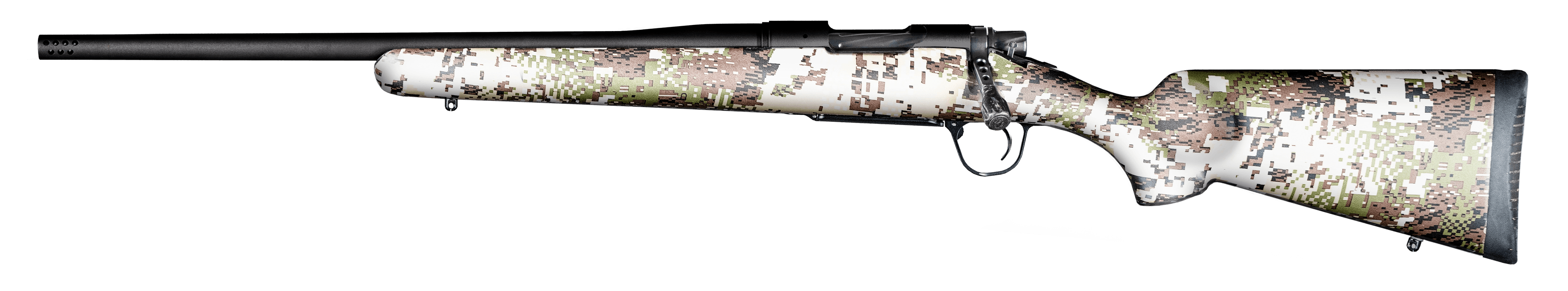 Christensen Arms 8010117700 Mesa FFT 6.5 PRC 3+1 20" Threaded Barrel, Black Nitride, Sitka Subalpine Camo Stock,