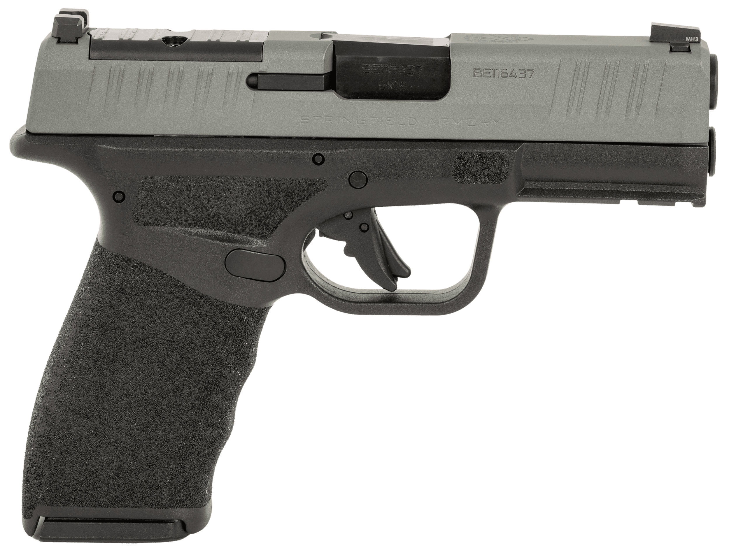 Springfield Armory Hellcat Pro OSP 9mm Luger 3.70" 15+1 Platinum Gray Slide
