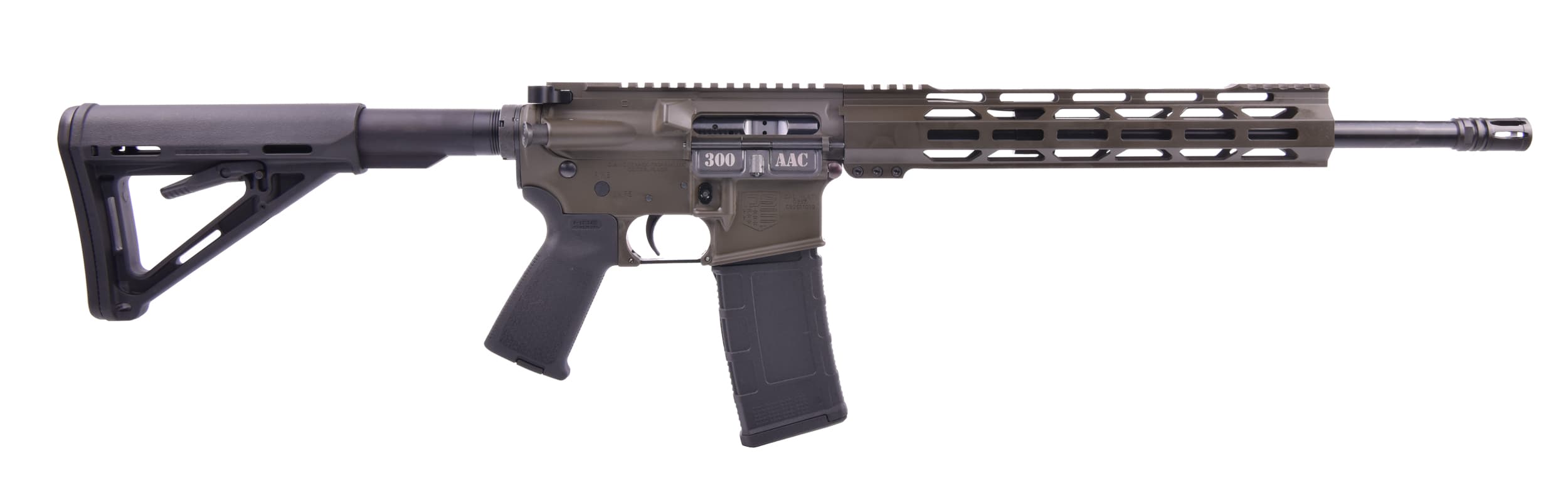 Diamondback DB15 Carbon DB171BB101 300 AAC Blackout 16in 30rd OD Green MLOK