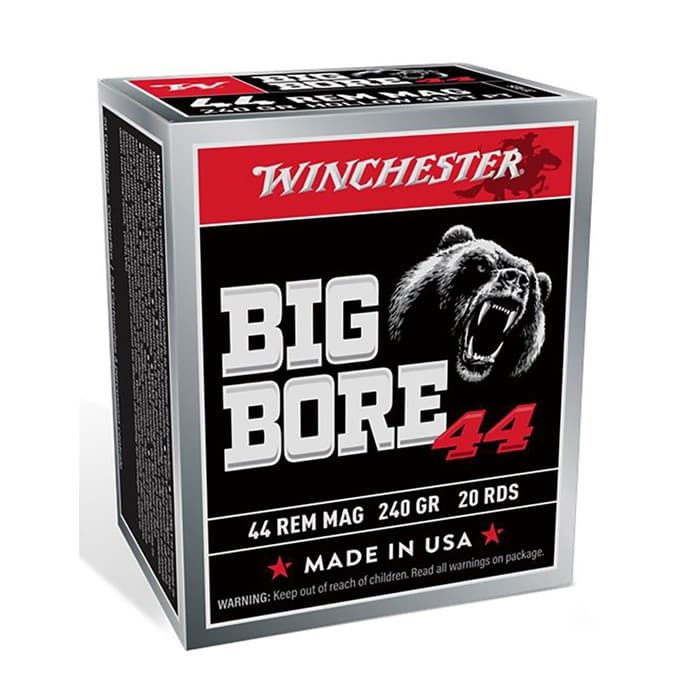 Winchester Big Bore 44 Magnum Jacketed Hollow Point 240 Grain 20 Rounds