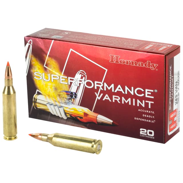 Hornady Superformance Varmint Rifle Ammo 243 Win. 58 gr. V-Max 20 rd.