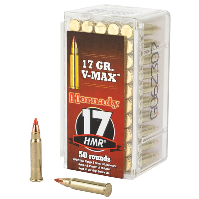 Hornady Varmint Express Rimfire Ammo 17 HMR 17 gr. V-Max 50 rd.