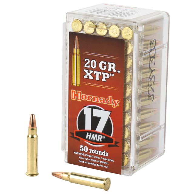 Hornady Varmint Express Rimfire Ammo 17 HMR 20 gr. Hollow Point XTP 50 rd.