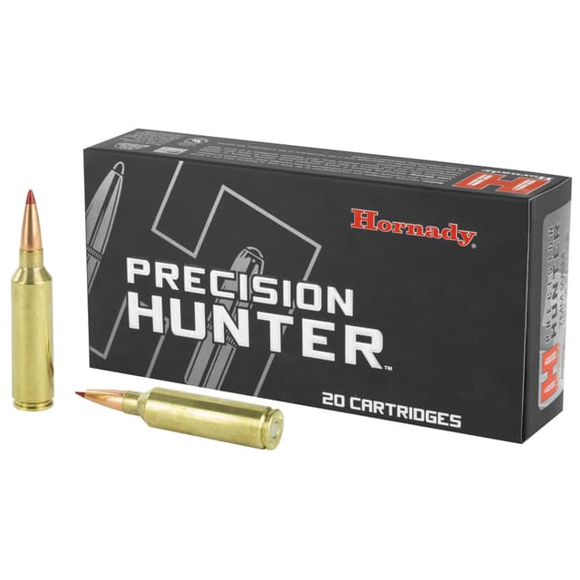 Hornady, Precision Hunter, 7mm Winchester Short Magnum,Eld-x 162 Grain,20 Rounds