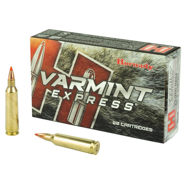 Hornady Varmint Express 22-250 Remington V Max 50 Grain 20 Rounds