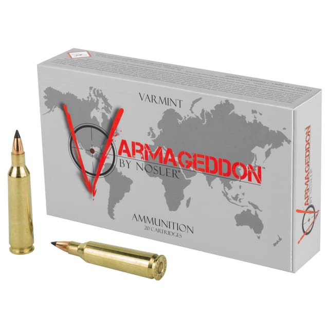 Nosler Varmageddon 22-250 Remington Polymer Tip 55 Grain 20 Rounds