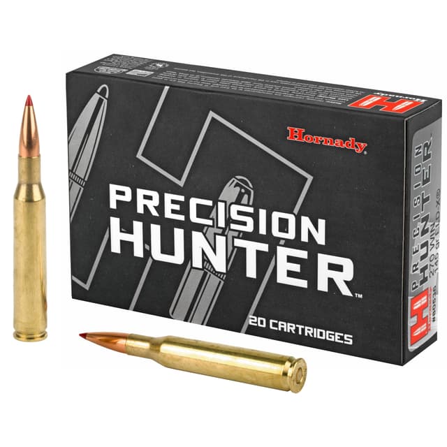 Hornady Precision Hunter Rifle Ammo 270 Win. 145 gr. ELD-X 20 rd.