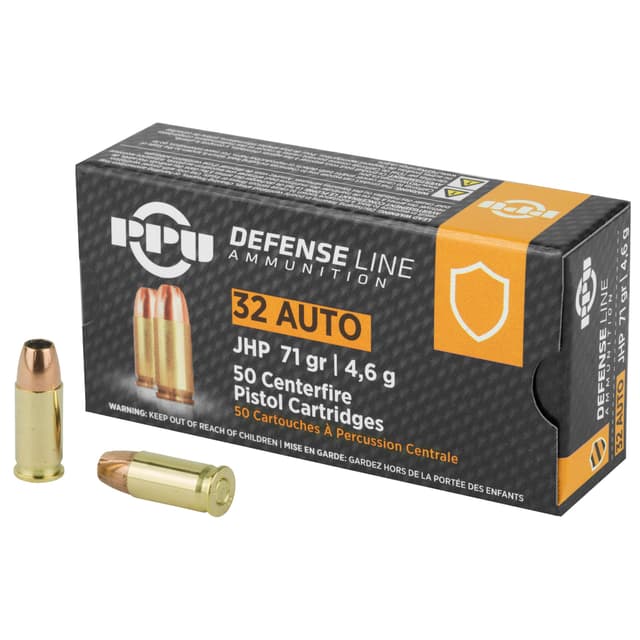 Prvi Partisan PPD32A 32 ACP Jacketed Hollow Point 71 Grain 50 Rounds