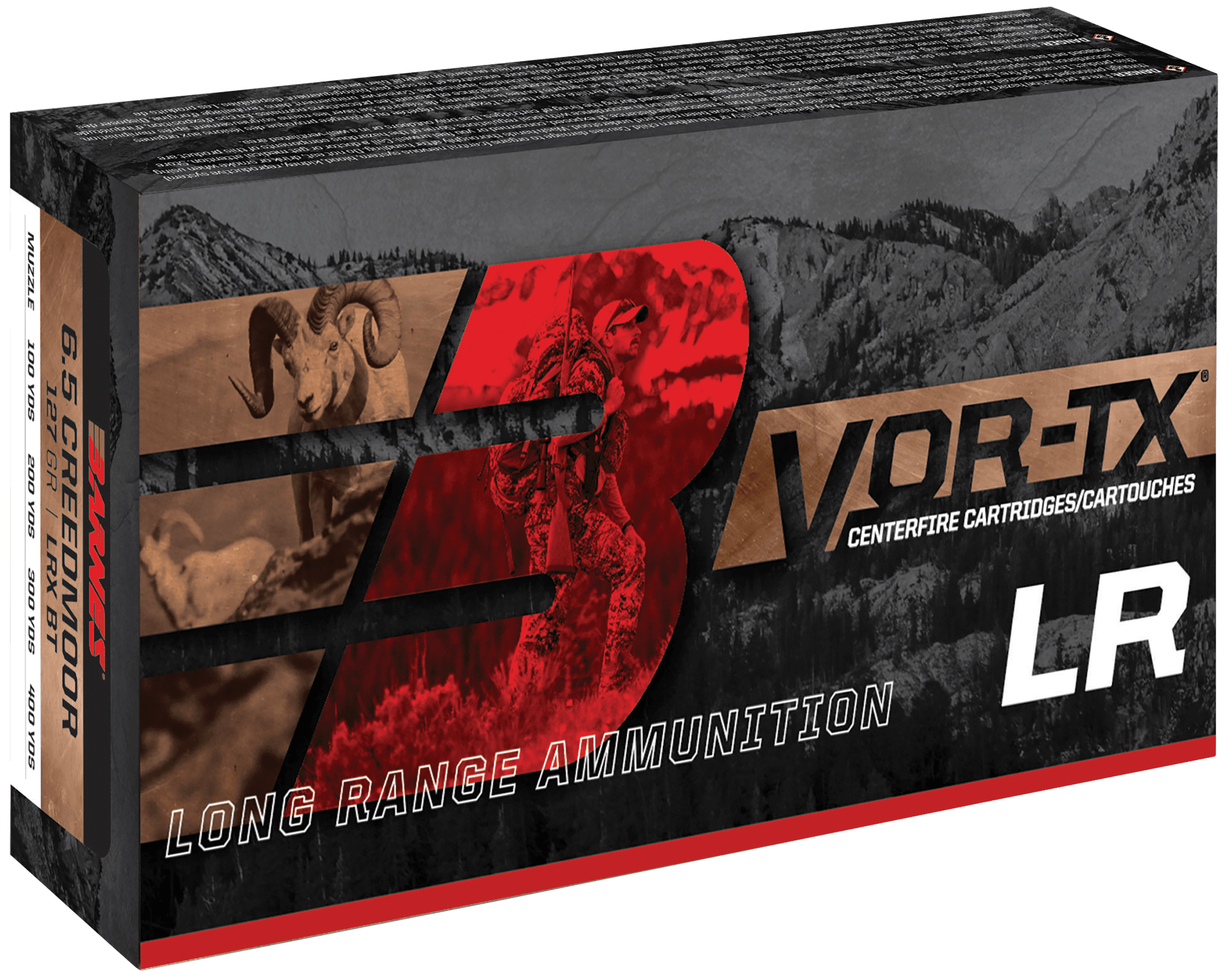 Barnes VOR-TX 270 Winchester LRX Boat Tail 129 Grain 20 Rounds