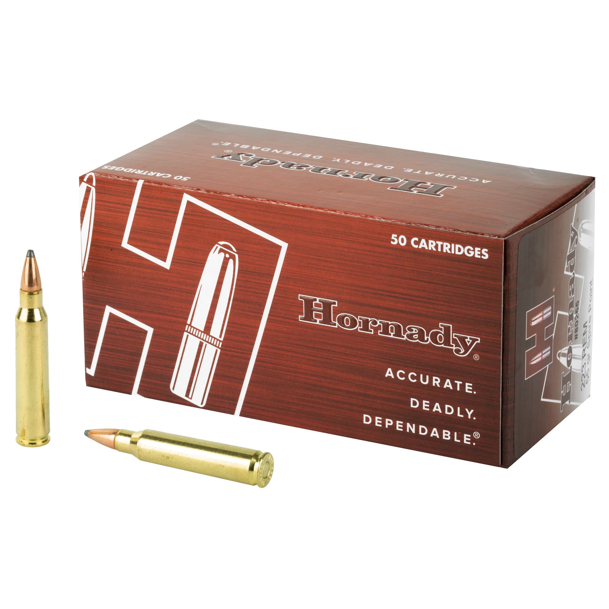 Hornady Custom 223 Remington Spire Point 55 Grain 50 Rounds