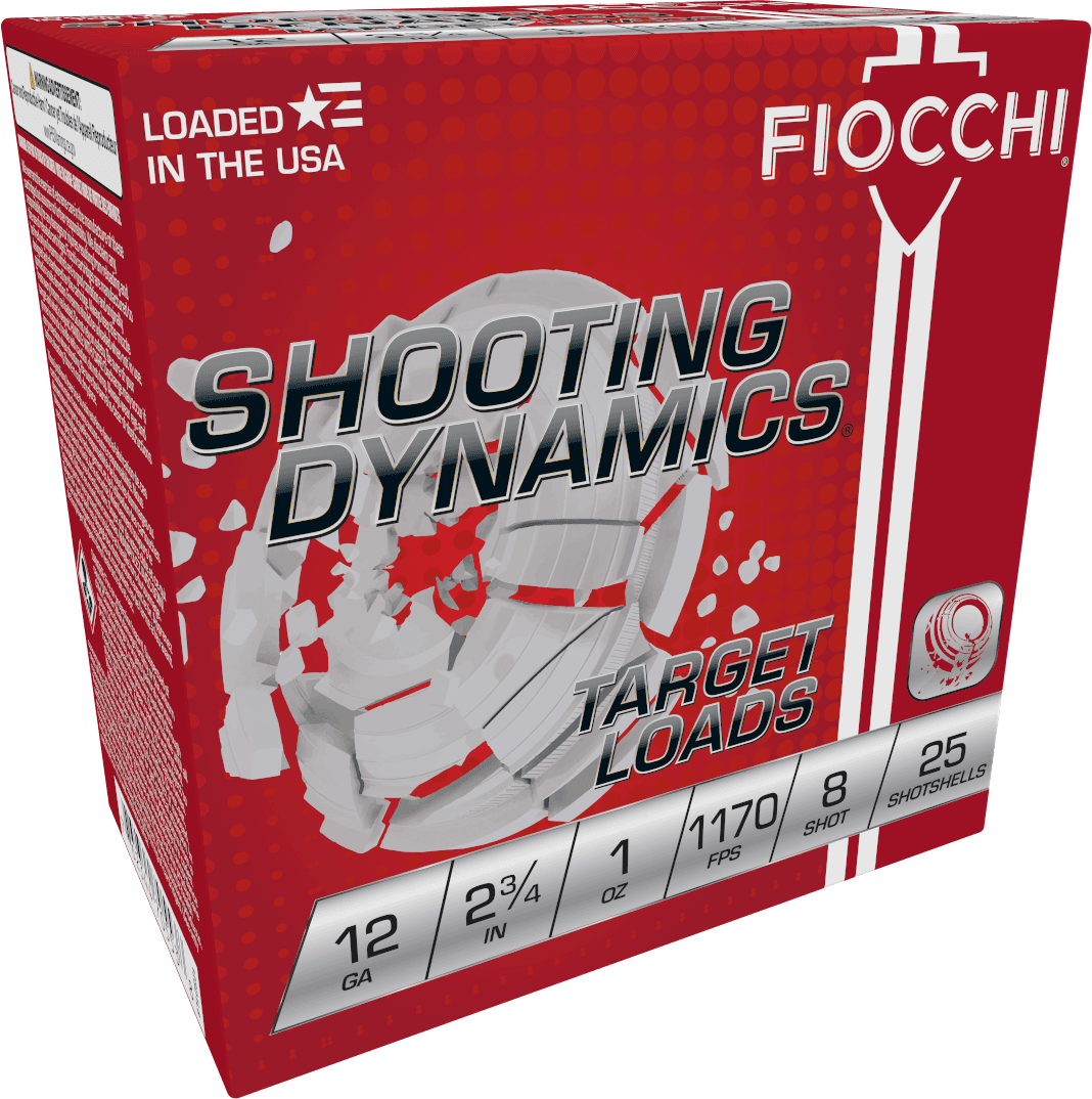 Fiocchi Shooting Dynamics Light Dynamic Load 12 Gauge Shot 1 Ounce 25 Rounds