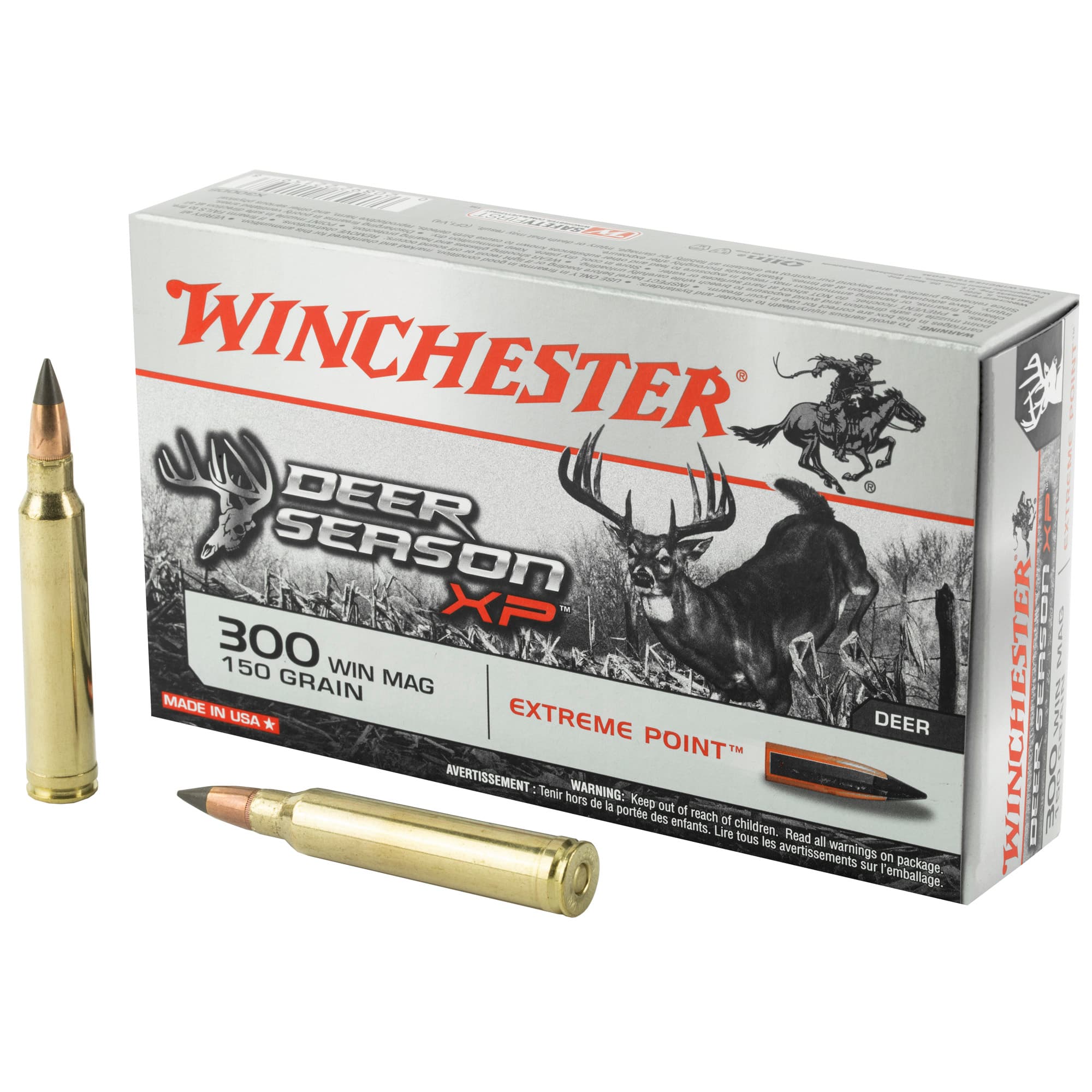 Winchester Deer Season Xp 300 Winchester Magnum Extreme Point 150 Grain 20 Rounds