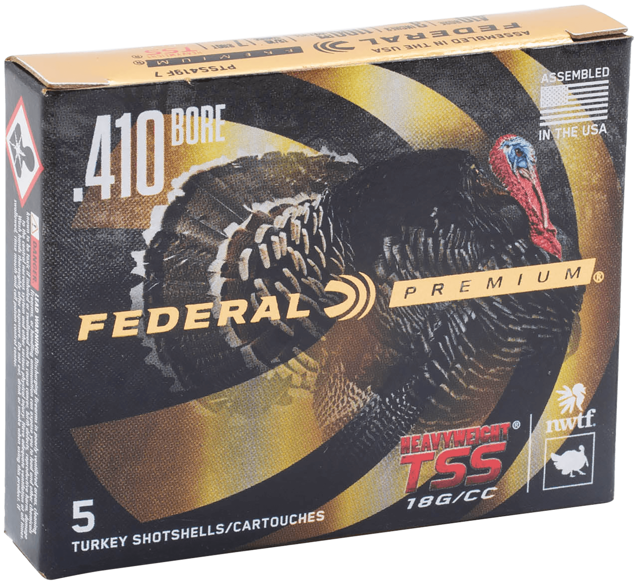Federal Premium Heavyweight TSS 410 Gauge Tungsten Super Shot 13/16 Grain 5 Rounds