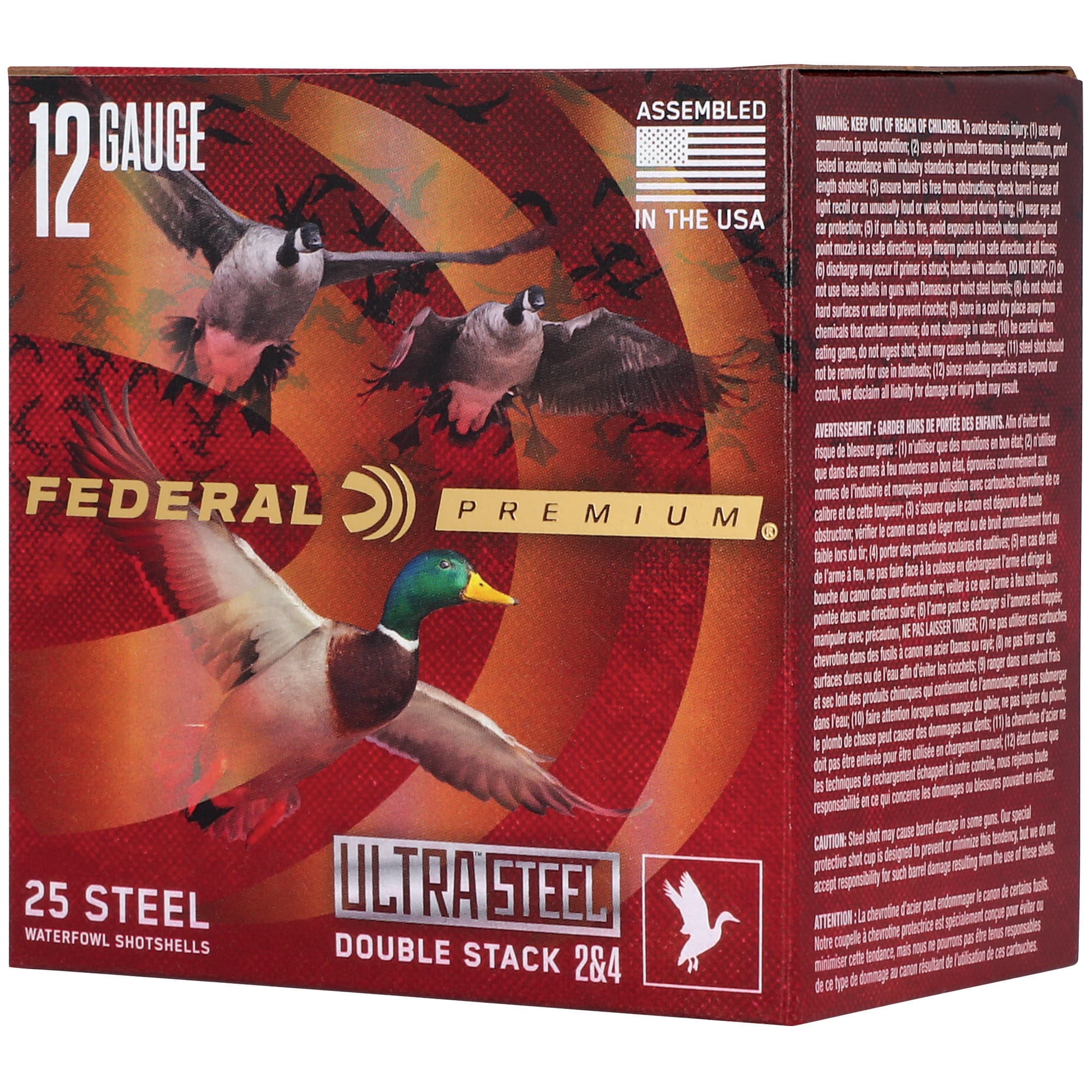 Federal Ultra Steel Waterfowl 12 Gauge Steel 1 1/4 oz 25 Rounds