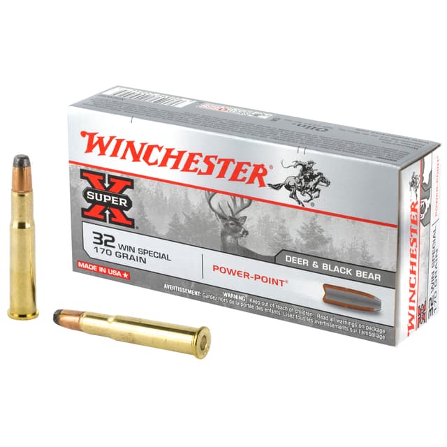Winchester Super X 32 Winchester Special Power Point 170 Grain 20 Rounds