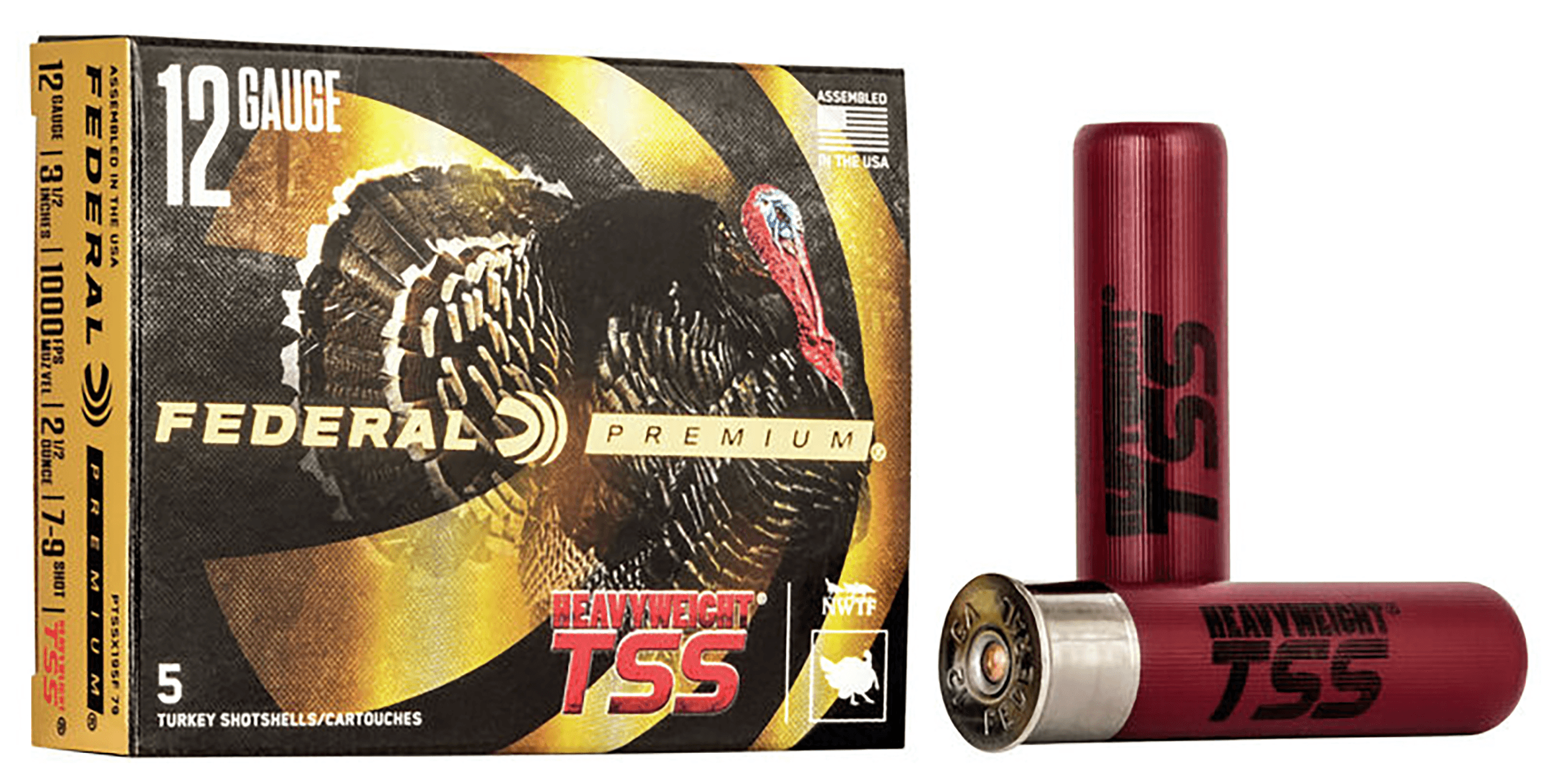 Federal Premium Heavyweight TSS 12 Gauge Tungsten Super Shot 2.5 Ounce 5 Rounds